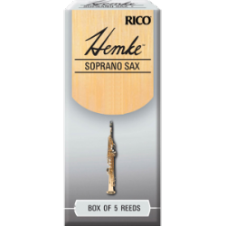 Rico Hemke Premium Soprano Saxophone Reed, Strength 3, Box of 5 