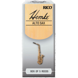 Rico Hemke Premium Alto Saxophone Reed, Strength 3.5, Box of 5 