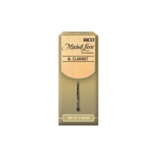 Rico Mitchell Lurie Premium Bb Clarinet Reed, Strength 3.5, Box of 5 