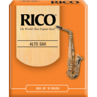 Rico Orange Alto Saxophone Reed, Strength 3, Box of 10